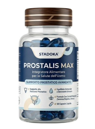 Prostalis MAX — confezione capsule per il benessere maschile